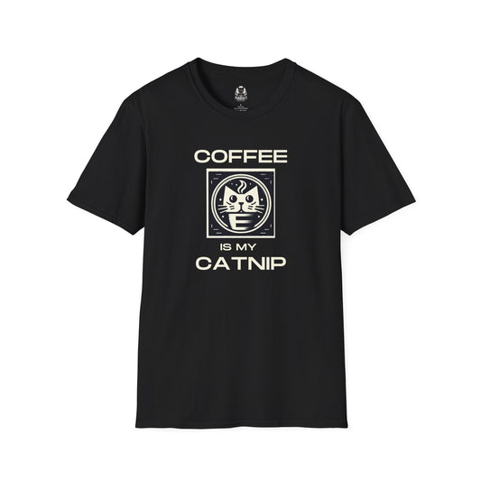 Coffee is my Catnip Black T-Shirt