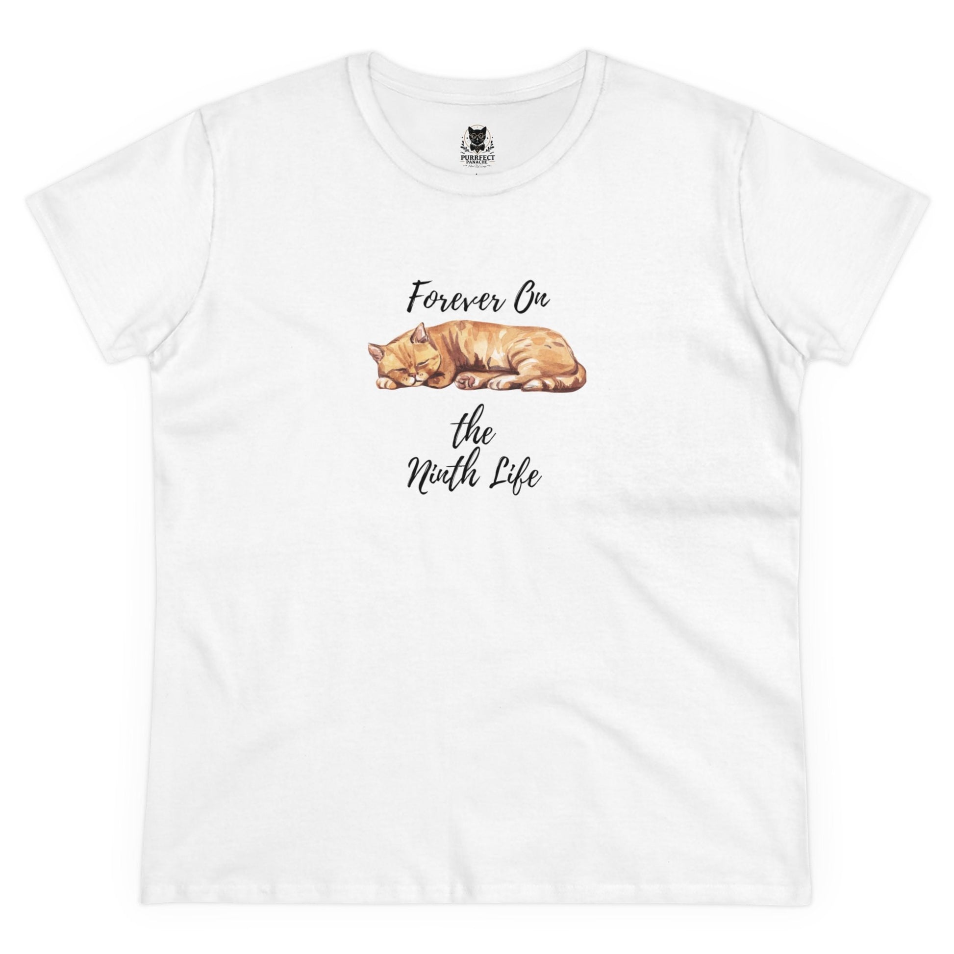 Forever On The Ninth Life Women's Midweight Cotton Tee