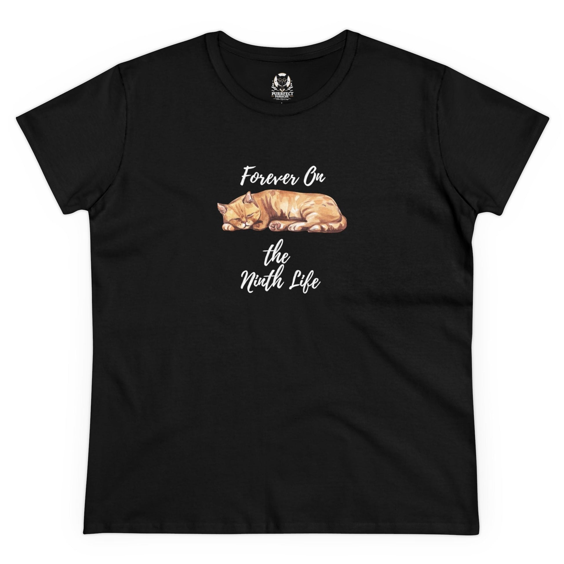 Forever On The Ninth Life Women's Midweight Cotton Tee