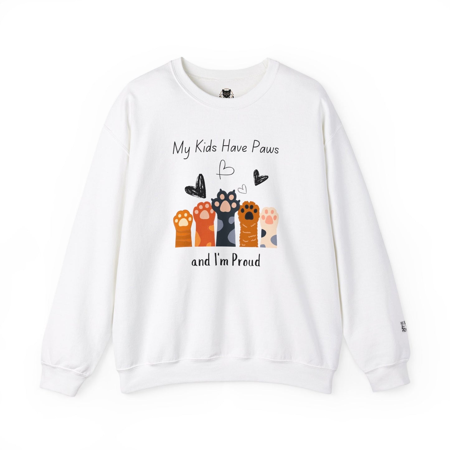 My Kids Have Paws and I&#39;m Proud - Comfort Crewneck Sweatshirt for Cat Moms