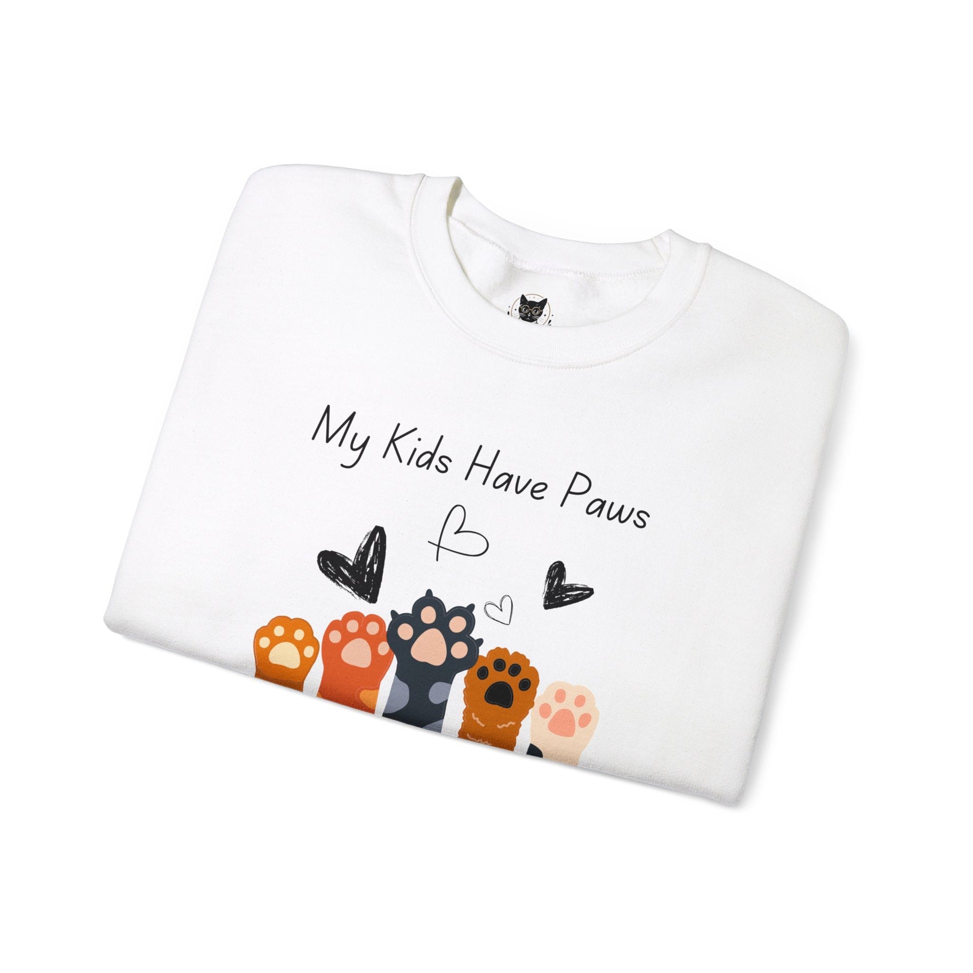 My Kids Have Paws and I&#39;m Proud - Comfort Crewneck Sweatshirt for Cat Moms