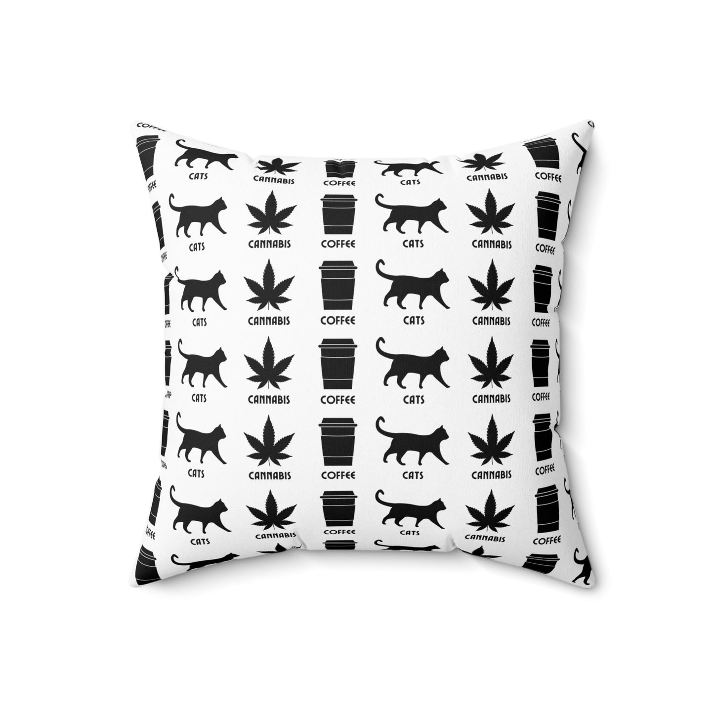 Triple C Spun Polyester Square Pillow