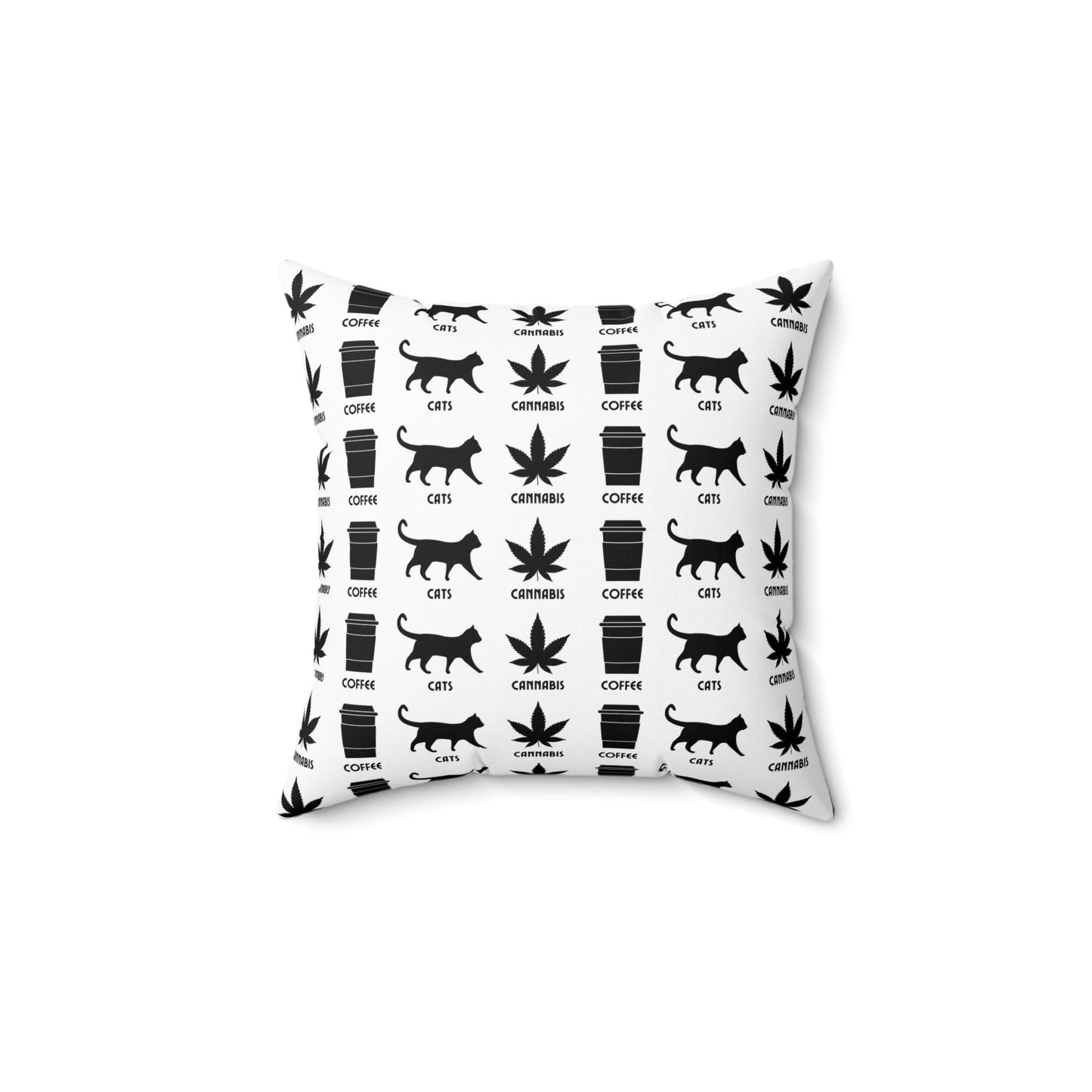 Triple C Spun Polyester Square Pillow