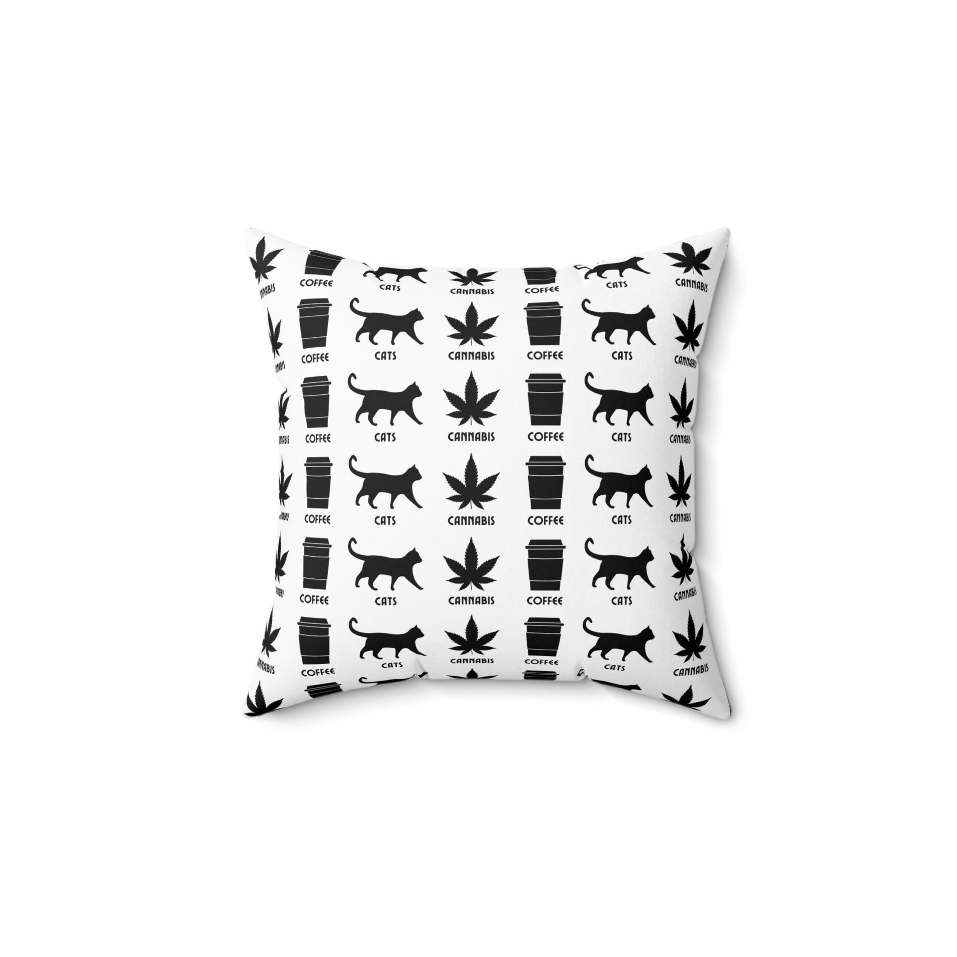 Triple C Spun Polyester Square Pillow