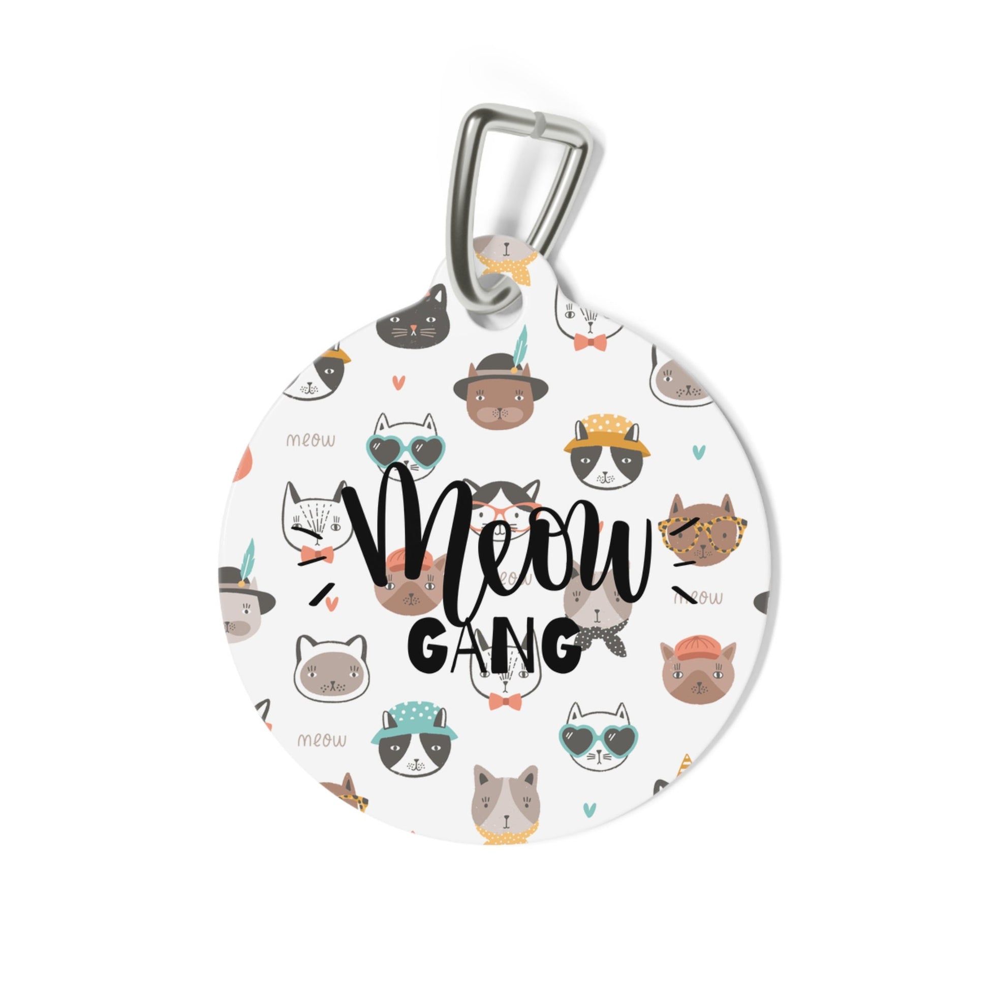 Cats in Hats Meow Gang Pet Tag