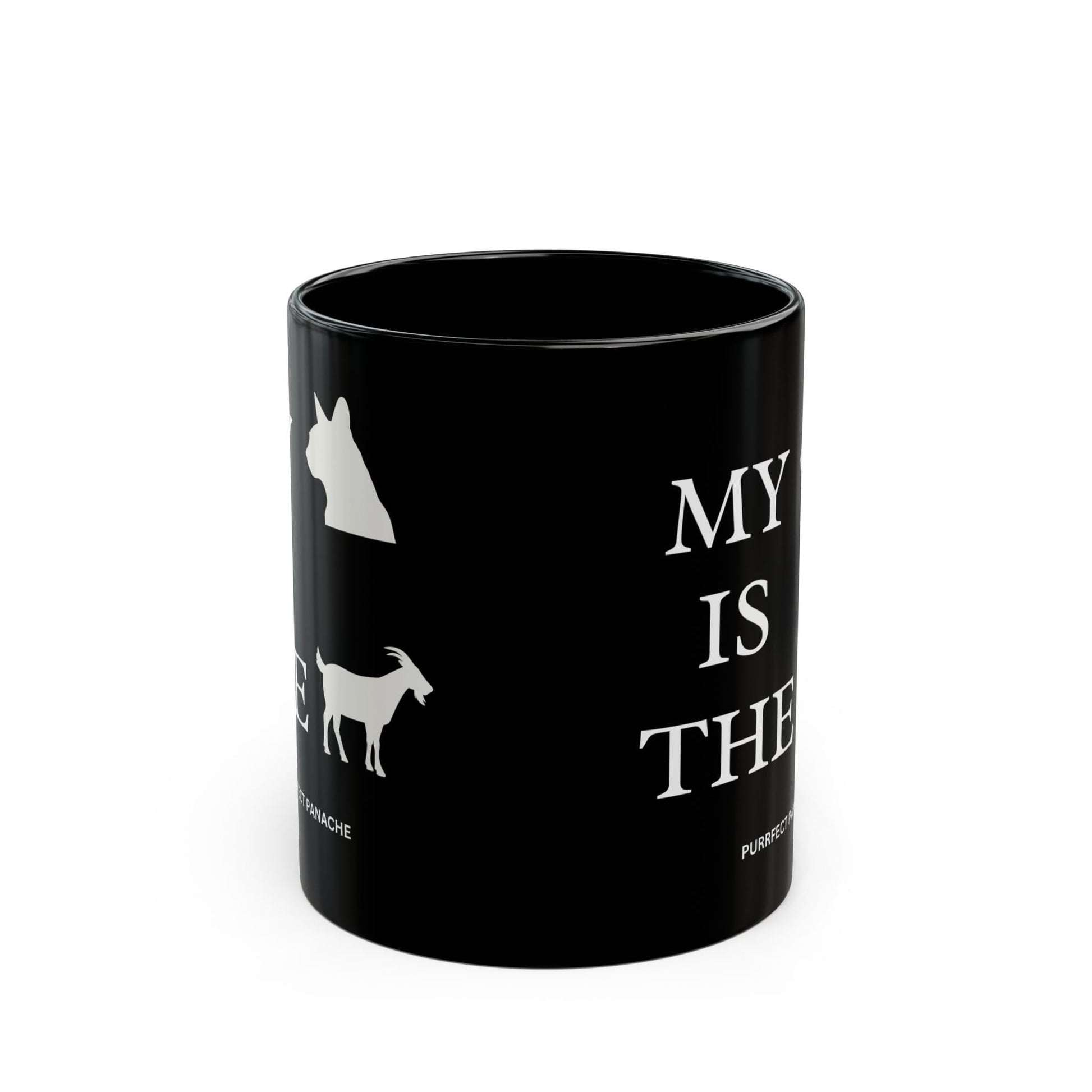 My Cat is the GOAT Black Mug (11oz)