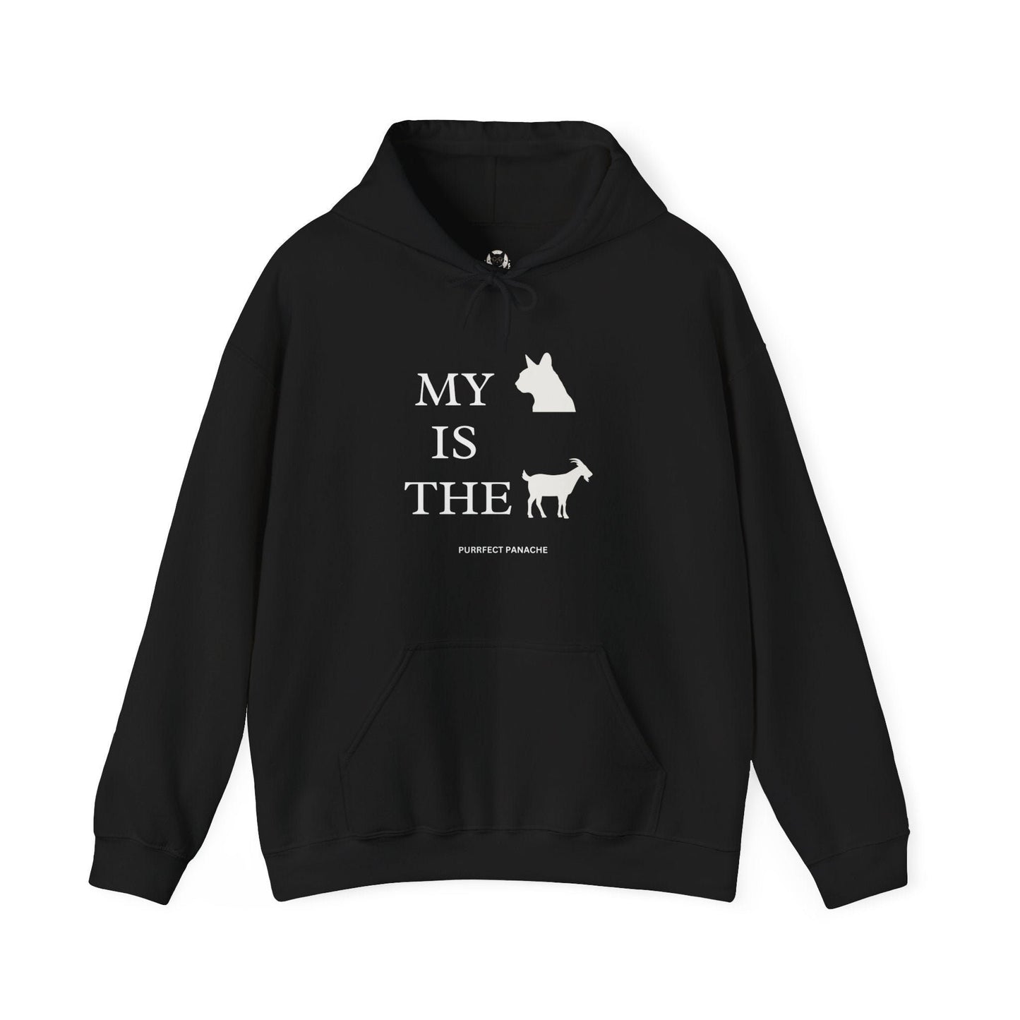 My Cat is the Goat Hooded Sweatshirt