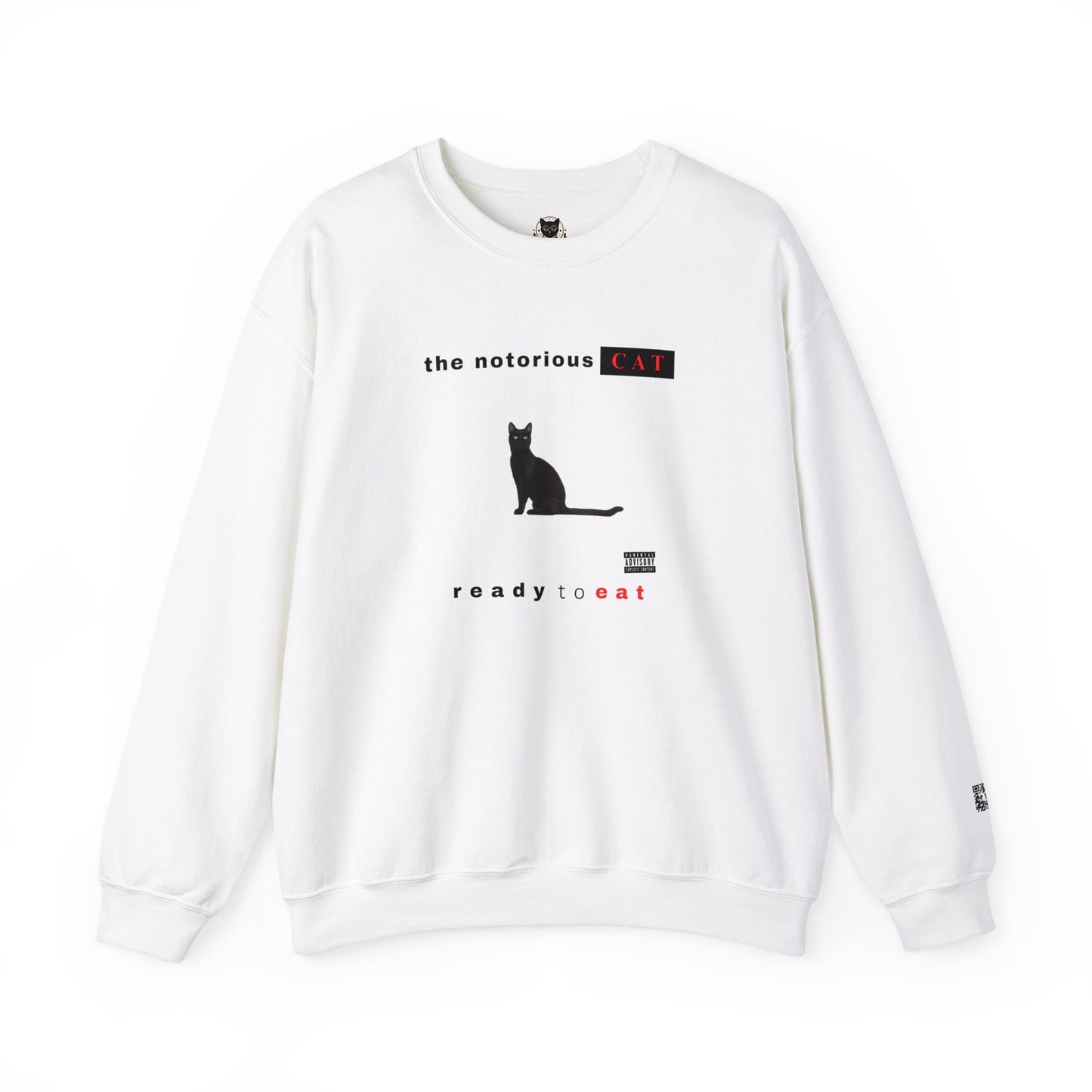 Notorious CAT Crewneck Sweatshirt - Perfect for Cat Lovers & Fans of Notorious BIG