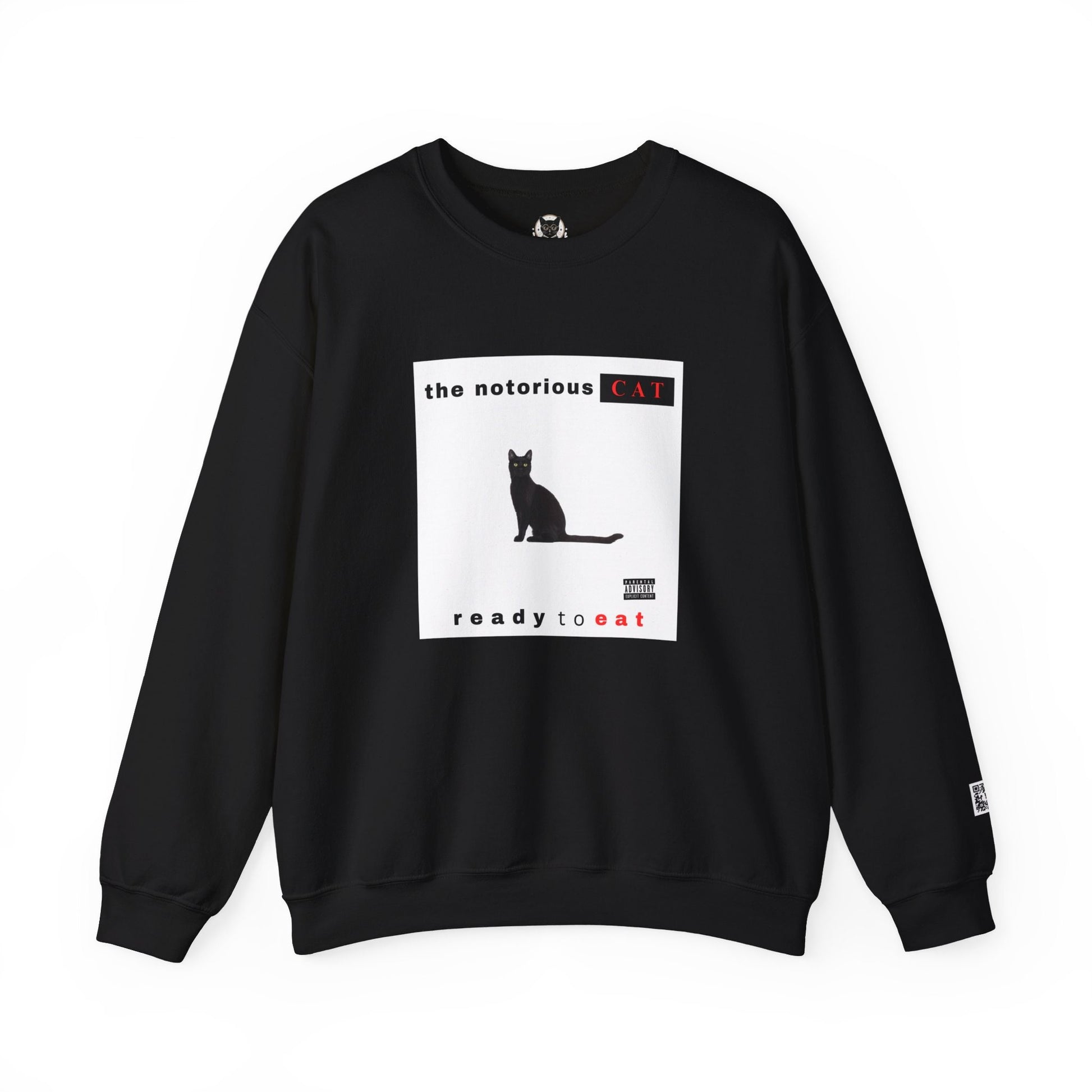 Notorious CAT Crewneck Sweatshirt - Perfect for Cat Lovers & Fans of Notorious BIG