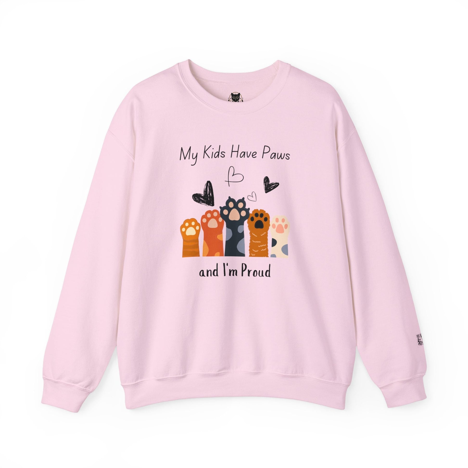 My Kids Have Paws and I&#39;m Proud - Comfort Crewneck Sweatshirt for Cat Moms