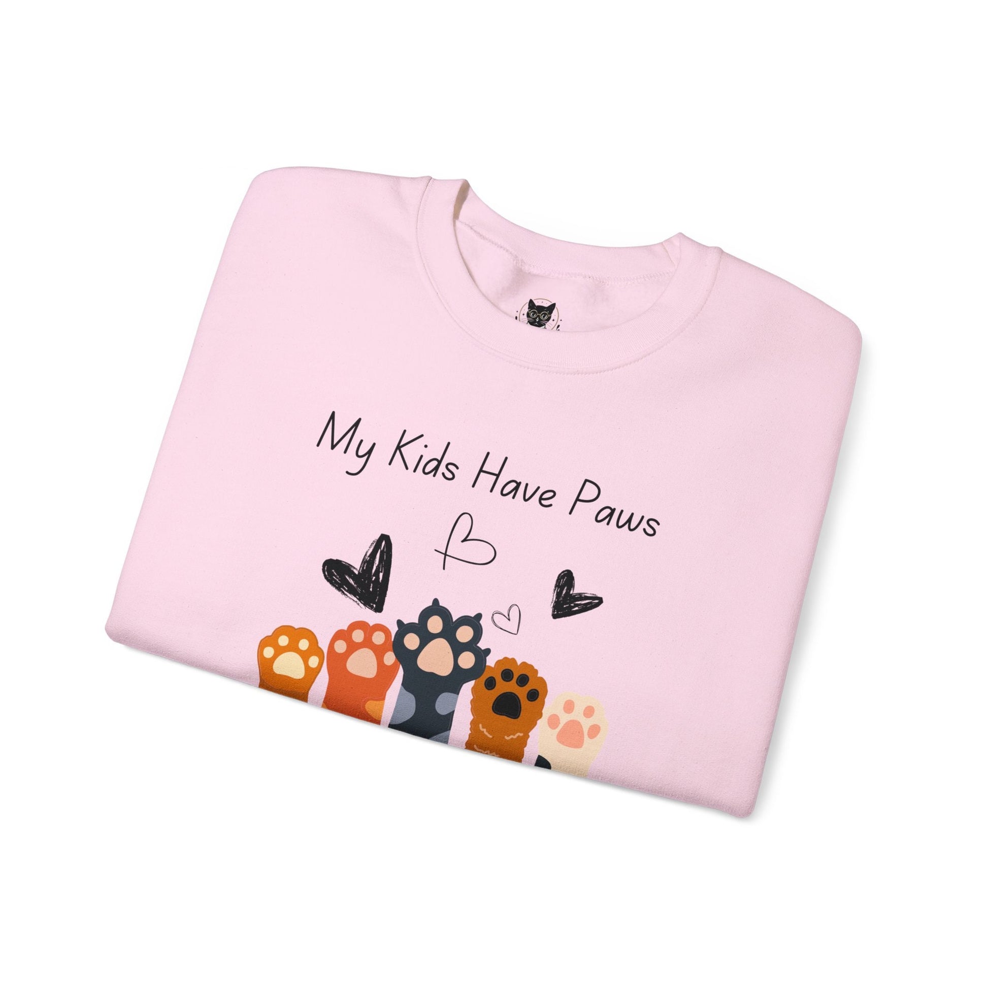 My Kids Have Paws and I&#39;m Proud - Comfort Crewneck Sweatshirt for Cat Moms