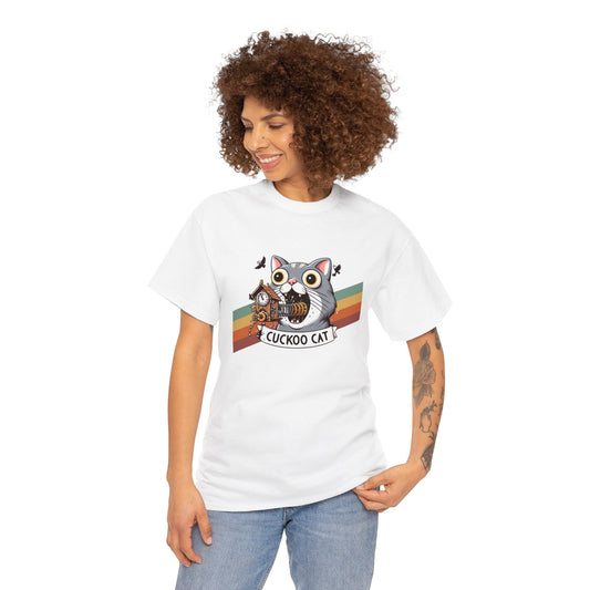 Cuckoo Cat Unisex Heavy Cotton Tee