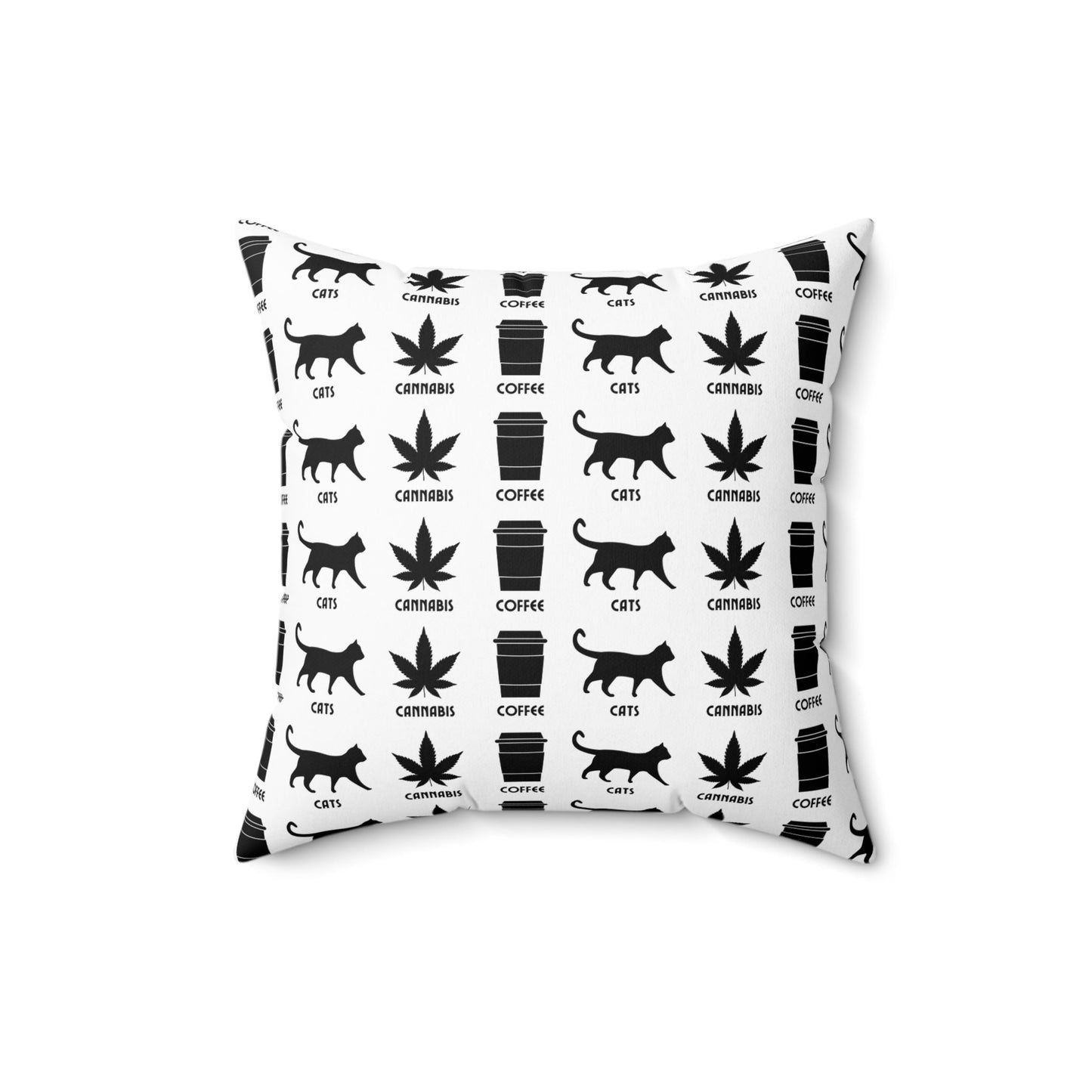 Triple C Spun Polyester Square Pillow