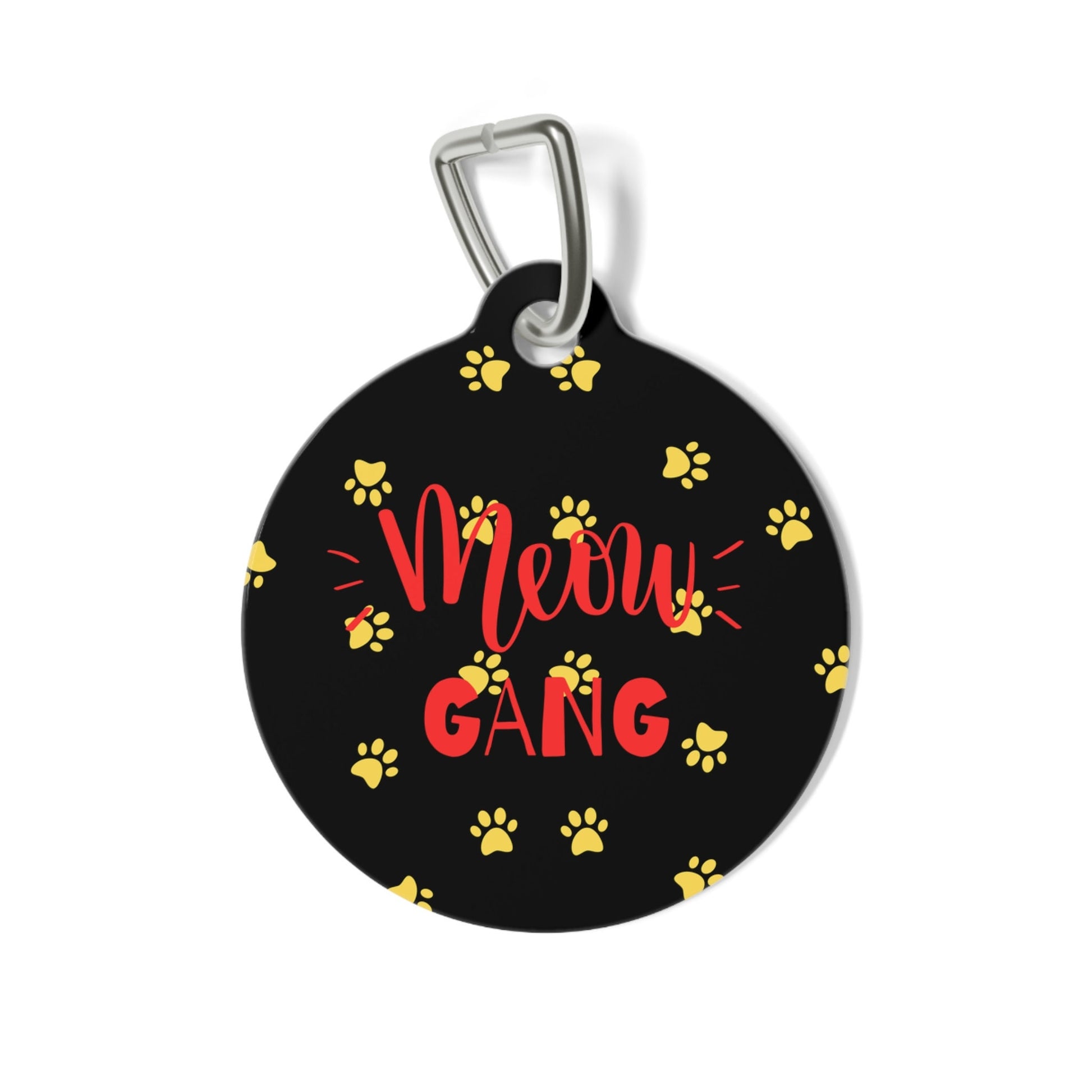 Yellow Paws Meow Gang Pet Tag